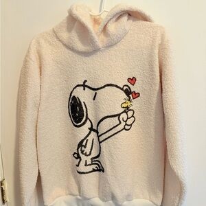 Cozy Snoopy & Woodstock Fleece Hoodie